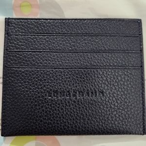 Longchamp Le Foulonne Leather Card Case